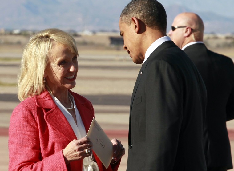 Barack Obama, Jan Brewer